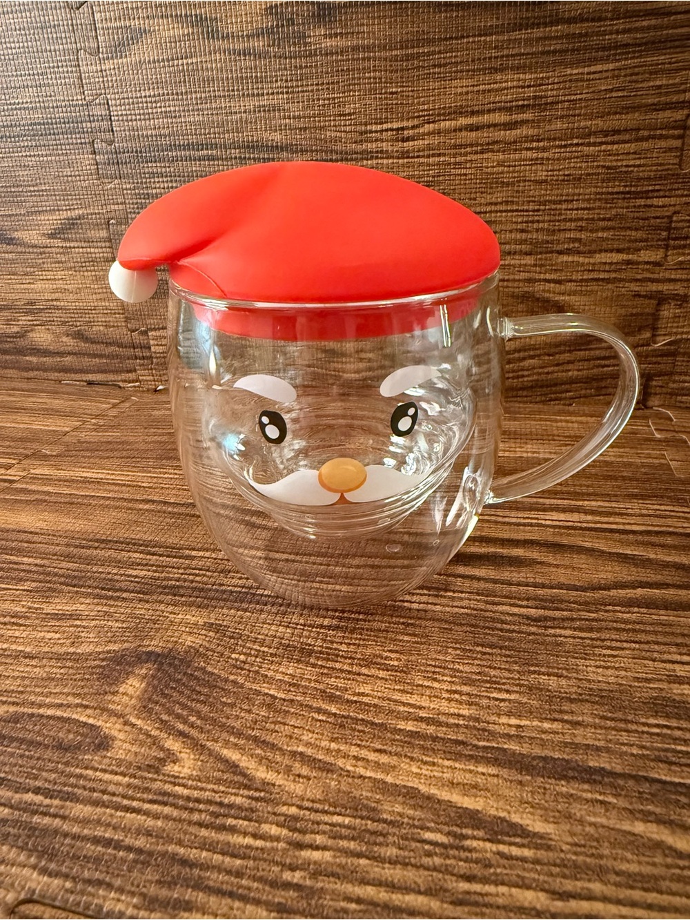 Double-Walled Santa Coffee Mug